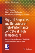 Cover: Physical Properties and Behaviour of High-Performance Concrete at High Temperature - Springer
