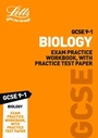 Cover: GCSE 9-1 Biology Exam Practice Workbook, with Practice Test Paper - Letts Educational