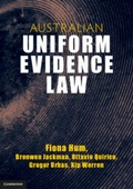 Abbildung von: Australian Uniform Evidence Law - Cambridge University Press