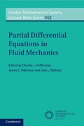 Cover: Partial Differential Equations in Fluid Mechanics - Cambridge University Press