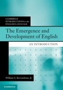Cover: The Emergence and Development of English - Cambridge University Press