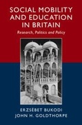 Cover: Social Mobility and Education in Britain - Cambridge University Press