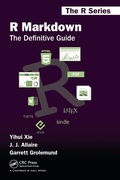 Cover: R Markdown - CRC Press