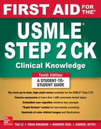 Abbildung von: First Aid for the USMLE Step 2 CK, Tenth Edition - McGraw-Hill Education