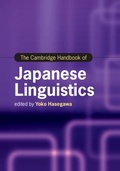 Cover: The Cambridge Handbook of Japanese Linguistics - Cambridge University Press