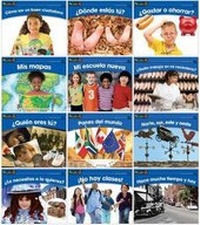 Enlarge image Cover: Spanish Rising Readers Social Studies Single Copy Boxed Set Volume 2 - Newmark Learning