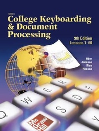 Abbildung von: Gregg College Keyboarding and Document Processing (GDP) Kit 1 for Word 2003 (Lessons 1-60) - McGraw Hill Higher Education