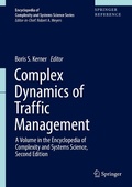 Cover: Complex Dynamics of Traffic Management - Springer