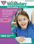 Cover: Everyday Vocabulary Intervention Activities for Grade 2 Workbook - Newmark Learning