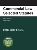 Cover: Commercial Law, Selected Statutes 2018-2019 Edition - West Academic Press