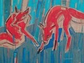 Cover: Foxes in Spring Forest Scribbler: Volume 2 - Red Hare Publishing