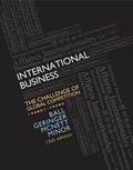 Cover: Loose Leaf International Business with Connect Access Card - McGraw-Hill Education