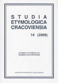 Abbildung von: Studia Etymologica Cracoviensia 14 (2009) - Archeobooks
