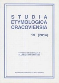 Abbildung von: Studia Etymologica Cracoviensia 19 (2014) - Archeobooks