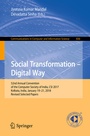 Cover: Social Transformation - Digital Way - Springer