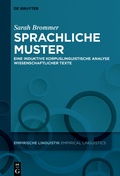 Cover: Sprachliche Muster - De Gruyter