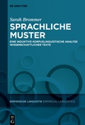 Cover: Sprachliche Muster - De Gruyter