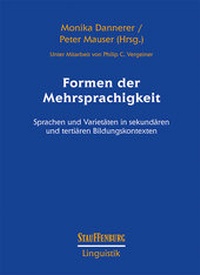 Enlarge image Cover: Formen der Mehrsprachigkeit - Stauffenburg