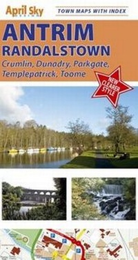 Abbildung von: Northern Ireland Street Map: Antrim and Randalstown - April Sky Design
