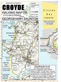 Abbildung von: Croyde Walking Map - Croydecycle