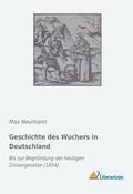 Cover: Geschichte des Wuchers in Deutschland - Literaricon Verlag