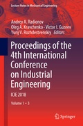 Cover: Proceedings of the 4th International Conference on Industrial Engineering - Springer