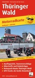 Cover: Publicpress Motorradkarte Th&uuml;ringer Wald 1:200.000 - freytag & berndt