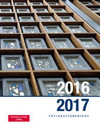 Enlarge image Cover: Tätigkeitsbericht 2016/2017 - Wüstenrot Stiftung