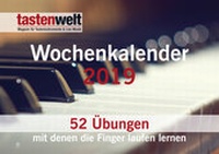 Abbildung von: Tastenwelt Wochenkalender 2019 - PPVMEDIEN