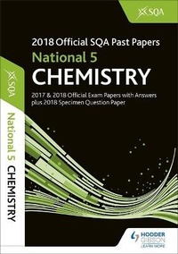 Abbildung von: National 5 Chemistry 2018-19 SQA Specimen and Past Papers with Answers - Hodder Education