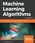 Cover: Machine Learning Algorithms - Packt Publishing Limited