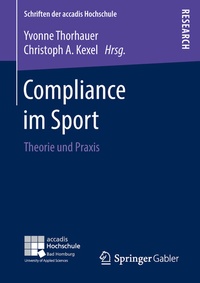 Abbildung von: Compliance im Sport - Springer Gabler