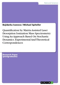 Abbildung von: Quantification by Matrix-Assisted Laser Desorption Ionization Mass Spectrometry Using An Approach Based On Stochastic Dynamics. Experimental And Theoretical Correspondences - GRIN Verlag