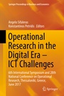 Cover: Operational Research in the Digital Era - ICT Challenges - Springer