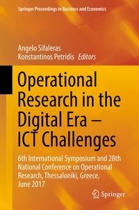 Enlarge image Cover: Operational Research in the Digital Era - ICT Challenges - Springer