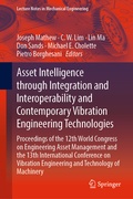 Cover: Asset Intelligence through Integration and Interoperability and Contemporary Vibration Engineering Technologies - Springer