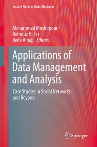 Enlarge image Cover: Applications of Data Management and Analysis - Springer