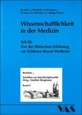 Cover: Wissenschaftlichkeit in der Medizin / Wissenschaftlichkeit in der Medizin III - mgo fachverlage