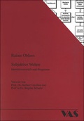 Cover: Subjektive Welten - mgo fachverlage