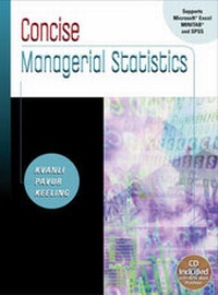 Enlarge image Cover: Concise Managerial Statistics (with CD-ROM and Infotrac) - Cengage Learning