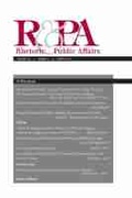 Cover: Rhetoric & Public Affairs 20, No. 4 - Michigan State University Press