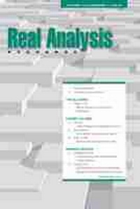 Abbildung von: Real Analysis Exchange 43, No. 1 - Michigan State University Press