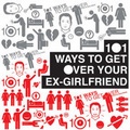 Cover: 101 Ways to Get Over Your Ex-Girlfriend - Unstuck Books