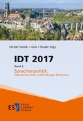 Cover: IDT 2017, Band 3 - Erich Schmidt Verlag