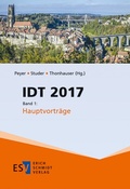 Cover: IDT 2017, Band 1 - Erich Schmidt Verlag