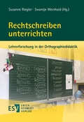 Cover: Rechtschreiben unterrichten - Erich Schmidt Verlag