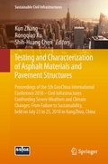 Cover: Testing and Characterization of Asphalt Materials and Pavement Structures - Springer