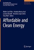 Cover: Affordable and Clean Energy - Springer
