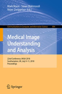 Enlarge image Cover: Medical Image Understanding and Analysis - Springer