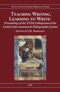 Cover: Teaching Writing, Learning to Write - King's College London Centre for Late Antique and